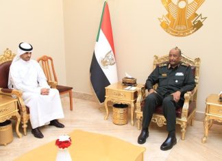 البرهان يستقبل الرئيس التنفيذي ونائب رئيس مجلس إدارة زين الكويتية البرهان يستقبل الرئيس التنفيذي ونائب رئيس مجلس إدارة زين الكويتية
