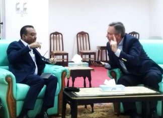 جعفر الميرغني يلتقي السفير الروسي بالسودان جعفر الميرغني يلتقي السفير الروسي بالسودان