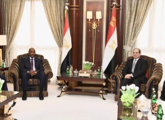 البرهان والسيسي يبحثان العلاقات الثنائية وتنسيق المواقف دولياً وإقليمياً البرهان والسيسي يبحثان العلاقات الثنائية وتنسيق المواقف دولياً وإقليمياً
