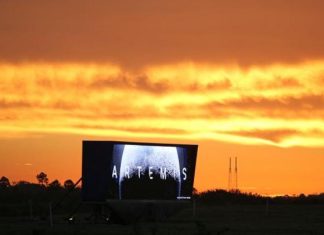 المركبة الفضائية أوريون تموضعت في مدار قمري بعيد المركبة الفضائية أوريون تموضعت في مدار قمري بعيد