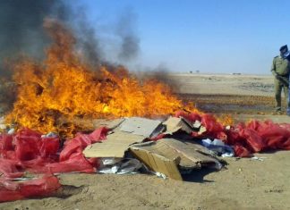 ابادة كميات من البضائع و الأدوية منتهية الصلاحية بقيمة 110 مليون جنيه ابادة كميات من البضائع و الأدوية منتهية الصلاحية بقيمة 110 مليون جنيه