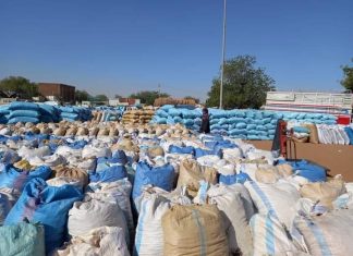 ارتفاع حجم تدفقات المحاصيل النقدية والغذائية بسوق محاصيل الأبيض.. ارتفاع حجم تدفقات المحاصيل النقدية والغذائية بسوق محاصيل الأبيض..