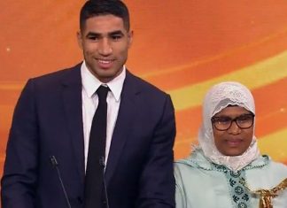 السعودية: أشرف حكيمي يفوز بجائزة أفضل رياضي في العالم العربي السعودية: أشرف حكيمي يفوز بجائزة أفضل رياضي في العالم العربي