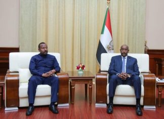 قمة ثنائية بين البرهان وأبي أحمد بالخرطوم قمة ثنائية بين البرهان وأبي أحمد بالخرطوم