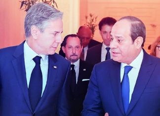 وزير الخارجية الأمريكي يبلغ الرئس المصري تأكيدات بشان الاتفاق الإطاري في السودان وزير الخارجية الأمريكي يبلغ الرئس المصري تأكيدات بشان الاتفاق الإطاري في السودان