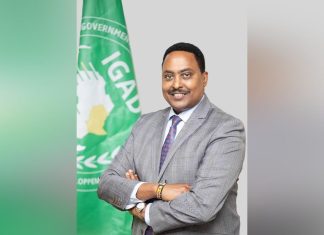 السكرتير التنفيذي للإيقاد يؤكد دعمه للإتفاق الاطاري السكرتير التنفيذي للإيقاد يؤكد دعمه للإتفاق الاطاري