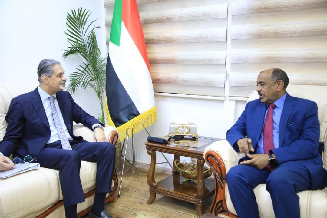 وزير الخارجية يلتقي السفير المصرى بالخرطوم وزير الخارجية يلتقي السفير المصرى بالخرطوم