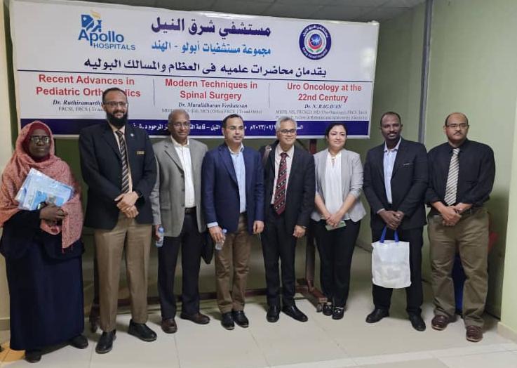 وفد طبي من مجموعة مستشفيات أبولو الهندية يزور السودان وفد طبي من مجموعة مستشفيات أبولو الهندية يزور السودان