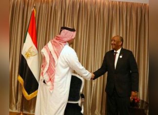 رئيس مجلس السيادةيستقبل نائب رئيس مجلس الوزراء القطري رئيس مجلس السيادةيستقبل نائب رئيس مجلس الوزراء القطري