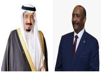 البرهان يبعث برقية تعزية لخادم الحرمين الشريفين في وفاة شقيقته البرهان يبعث برقية تعزية لخادم الحرمين الشريفين في وفاة شقيقته
