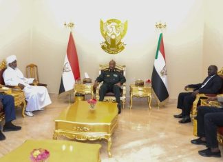 رئيس مجلس السيادة يلتقي وفد جماعة انصار السنة المحمدية رئيس مجلس السيادة يلتقي وفد جماعة انصار السنة المحمدية