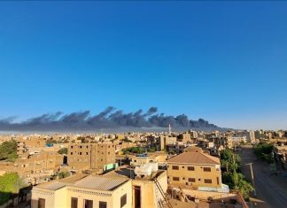 الخرطوم.. 3 رصاصات تصيب مبنى السفارة الباكستانية الخرطوم.. 3 رصاصات تصيب مبنى السفارة الباكستانية