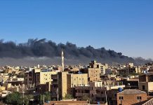 اندلاع حريق في مطار الخرطوم اندلاع حريق في مطار الخرطوم