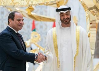 رئيسا مصر والإمارات يبحثان جهود وقف التصعيد في السودان رئيسا مصر والإمارات يبحثان جهود وقف التصعيد في السودان