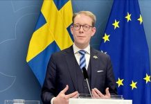 السويد تبحث مع مصر والسعودية جهود وقف إطلاق النار بالسودان السويد تبحث مع مصر والسعودية جهود وقف إطلاق النار بالسودان