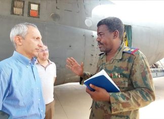 تركيا تعلن تعرض إحدى طائراتها لإطلاق نار في السودان تركيا تعلن تعرض إحدى طائراتها لإطلاق نار في السودان