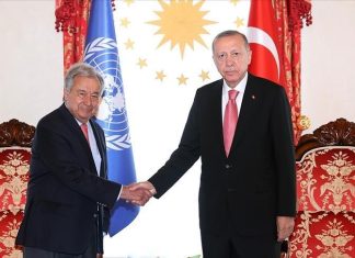 أردوغان وغوتيريش يبحثان حرب أوكرانيا وأوضاع سوريا والسودان أردوغان وغوتيريش يبحثان حرب أوكرانيا وأوضاع سوريا والسودان