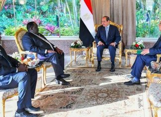 السيسي ومستشار سلفا كير يبحثان تثبيت الهدنة في السودان السيسي ومستشار سلفا كير يبحثان تثبيت الهدنة في السودان