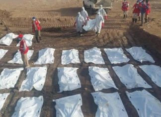 متطوعون يدفنون 180 قتيلاً في السودان دون التعرف على هوياتهم متطوعون يدفنون 180 قتيلاً في السودان دون التعرف على هوياتهم