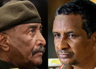 البرهان يرفض لقاء حميدتي وضربات جوية تستهدف مواقع للدعم السريع بالخرطوم البرهان يرفض لقاء حميدتي وضربات جوية تستهدف مواقع للدعم السريع بالخرطوم