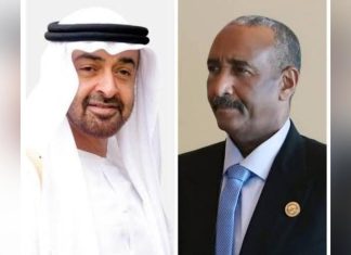 تفاصيل رسالة من البرهان إلى محمد بن زايد تفاصيل رسالة من البرهان إلى محمد بن زايد