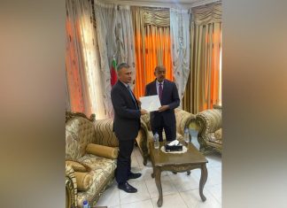 السفير الروسي الجديد يقدم أوراق اعتماده لوزير الخارجية السفير الروسي الجديد يقدم أوراق اعتماده لوزير الخارجية