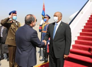 قمة بين السيسي والبرهان قمة بين السيسي والبرهان