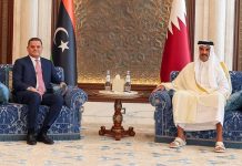 أمير قطر والدبيبة يؤكدان ضرورة دعم جهود إنهاء القتال في السودان أمير قطر والدبيبة يؤكدان ضرورة دعم جهود إنهاء القتال في السودان