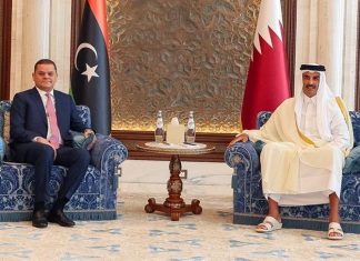 أمير قطر والدبيبة يؤكدان ضرورة دعم جهود إنهاء القتال في السودان أمير قطر والدبيبة يؤكدان ضرورة دعم جهود إنهاء القتال في السودان