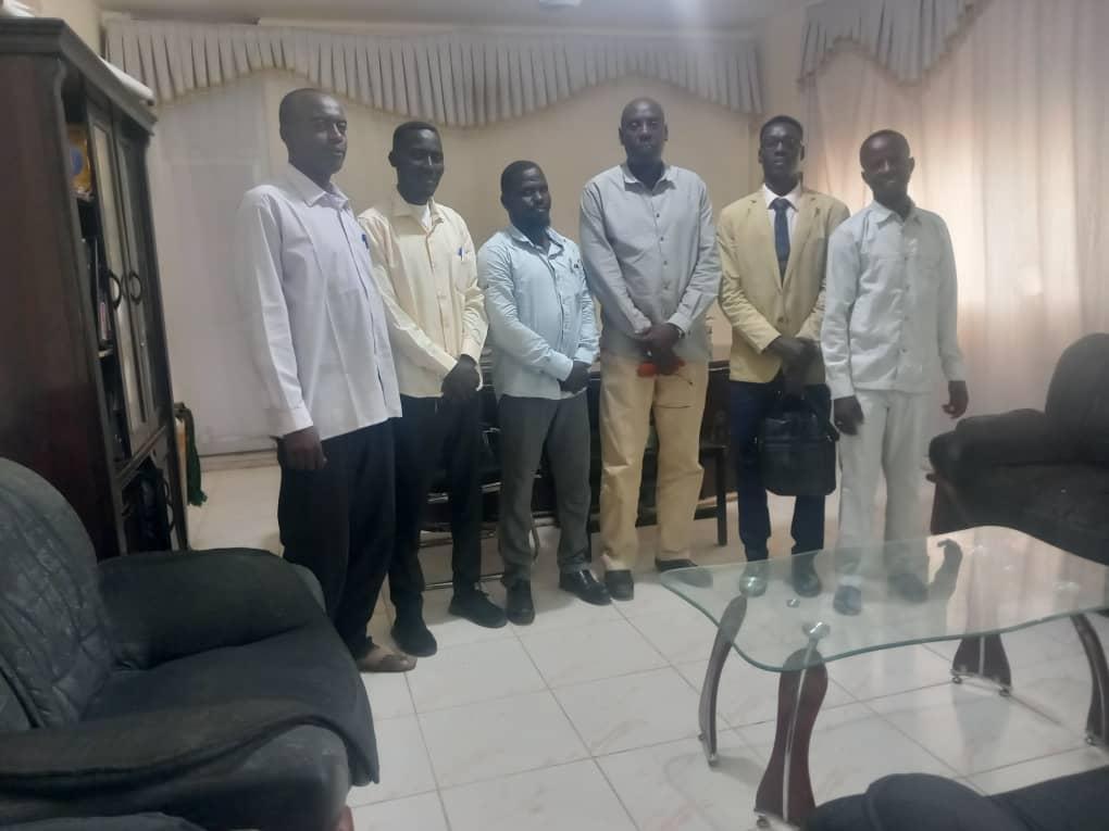 امين مجلس الشباب بالنيل الازرق يستقبل وفد مركز شباب الدروة امين مجلس الشباب بالنيل الازرق يستقبل وفد مركز شباب الدروة