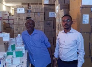 وصول بعض أصناف الادوية الضروريةللامدادات الطبية بالشمالية وصول بعض أصناف الادوية الضروريةللامدادات الطبية بالشمالية