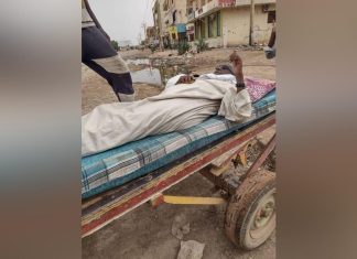 إجلاء شاعر سوداني كبير من امدرمان عبر عربة كارو إجلاء شاعر سوداني كبير من امدرمان عبر عربة كارو