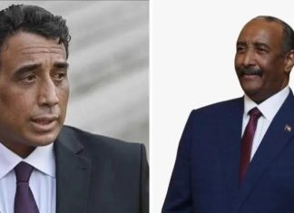 برقية من البرهان إلى رئيس المجلس الرئاسي في ليبيا برقية من البرهان إلى رئيس المجلس الرئاسي في ليبيا