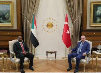 البرهان في تركيا للقاء أردوغان البرهان في تركيا للقاء أردوغان