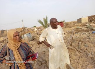 ممثلة اليونسيف تزور المتأثرة بالسيول جنوب بربر ممثلة اليونسيف تزور المتأثرة بالسيول جنوب بربر