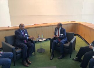 علي الصادق يلتقي نظيره الجيبوتي علي الصادق يلتقي نظيره الجيبوتي