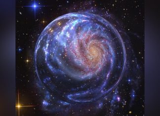 تشوه في درب التبانة و”المادة المظلمة” مشتبه بها تشوه في درب التبانة و”المادة المظلمة” مشتبه بها