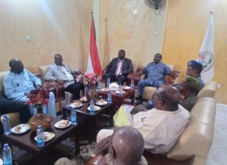 لجنة جرائم الحرب تلتقي والي سنار لجنة جرائم الحرب تلتقي والي سنار