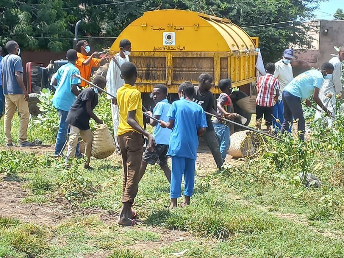 حملات مكثفة لإصحاح البيئة بمحلية سنجة