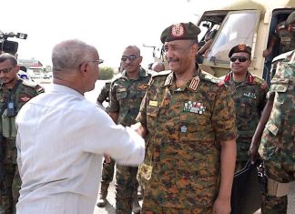 في إطار زياراته للولايات رئيس مجلس السيادة يصل دنقلا في إطار زياراته للولايات رئيس مجلس السيادة يصل دنقلا