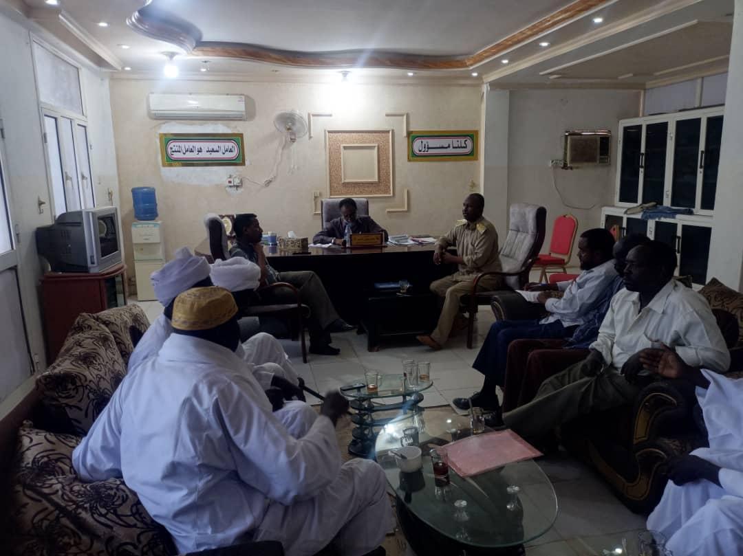 مدير عام البنى التحتية بولاية القضارف يلتقى وفد محلية باندغيو
