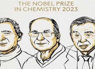 اكتشفوا “النقاط الكمومية”..نوبل الكيمياء لثلاثة علماء اكتشفوا “النقاط الكمومية”..نوبل الكيمياء لثلاثة علماء