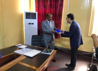 وزير الخارجية يتسلم اوراق اعتماد ممثل منظمة (الفاو) وزير الخارجية يتسلم اوراق اعتماد ممثل منظمة (الفاو)