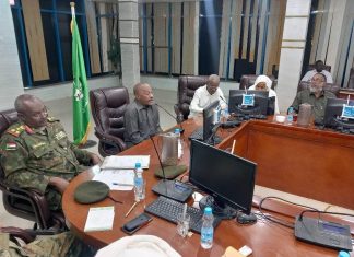 والى القضارف يجتمع باللجنة العليا للتعبئة والاستنفار بالولاية والى القضارف يجتمع باللجنة العليا للتعبئة والاستنفار بالولاية