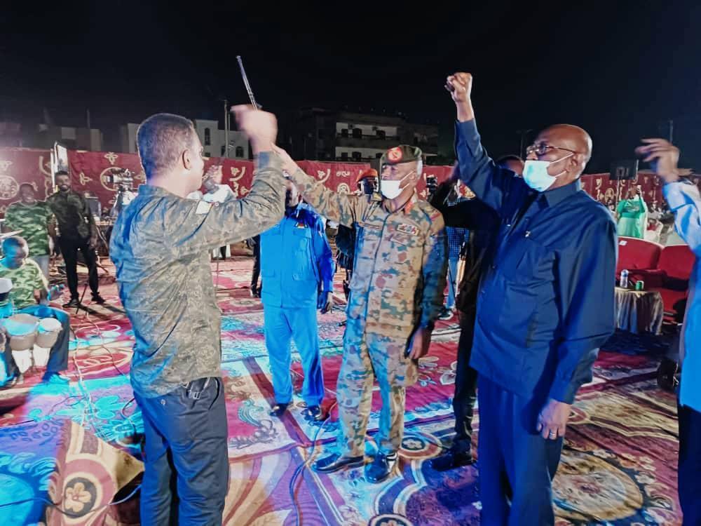 والي الجزيرة يشرف فعالية نصرة القوات المسلحة بمدني