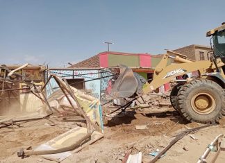 تنفيذ حملة إزالة المخالفات والتشوهات بأبوحمد تنفيذ حملة إزالة المخالفات والتشوهات بأبوحمد