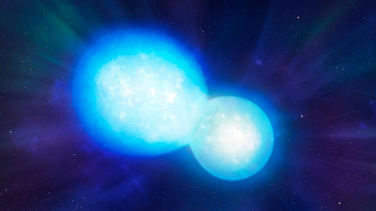 الاصطدام بين نجمين نيوترونيين قد يكون مدمرا للحياة على الأرض الاصطدام بين نجمين نيوترونيين قد يكون مدمرا للحياة على الأرض