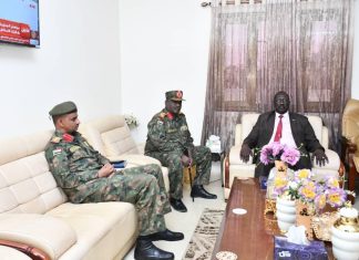 حاكم اقليم النيل الازرق يستمع لتنوير حول الاوضاع الامنية بالاقليم حاكم اقليم النيل الازرق يستمع لتنوير حول الاوضاع الامنية بالاقليم