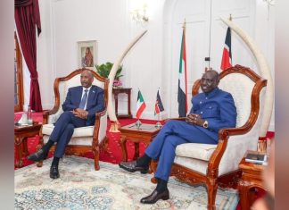 وصل نيروبي اليوم.. البرهان يتفق مع الرئيس الكيني على قمة أفريقية طارئة وقف الحرب وصل نيروبي اليوم.. البرهان يتفق مع الرئيس الكيني على قمة أفريقية طارئة وقف الحرب
