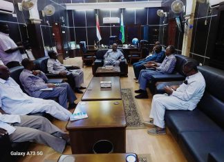 لجنة لمعالجة التعديات على حرم السكة حديد بالحزيرة لجنة لمعالجة التعديات على حرم السكة حديد بالحزيرة